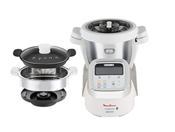 Moulinex i-Companion HF900110 - Robot de cocina Bluetooth 13 programas, hasta 6 personas, incluye cuchilla picadora, batidor, mezclador, amasador, tri en oferta