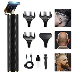 Cortapelo Eléctrico Pro Li Cortadora Perfila Recargable Inalámbrica T-Cuchilla Recortadora para Hombres de Barba con Peine-guía   en oferta