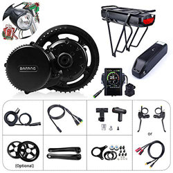 Bafang Bicicleta eléctrica BBS01B 48V 500W Kit de conversión de Bicicleta de montaña con Motor Central Bicicleta de EBike con batería de 48V 11.6/17.5 características