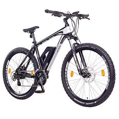 NCM Prague Bicicleta eléctrica de montaña, 250W, Batería 36V 13Ah 468Wh (Negro 27,5")