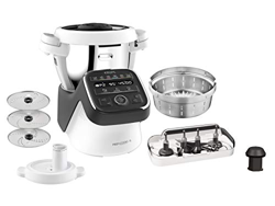 Krups HP50A8 Prep&Cook XL - Robot de cocina multifunción, 1550, acero inoxidable, 3 litros, color blanco y negro características