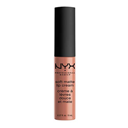 NYX Professional Makeup Pintalabios Soft Matte Lip Cream, Acabado cremoso mate, Color ultrapigmentado, Larga duración, Fórmula vegana, Tono: Abu Dhabi precio