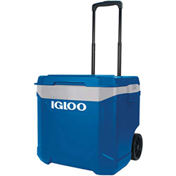 Igloo Nevera portátil Latitude 57 litros Roller Azul Ruedas, Camping-Deportes, 56x45x51 en oferta