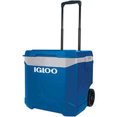 Igloo Nevera portátil Latitude 57 litros Roller Azul Ruedas, Camping-Deportes, 56x45x51