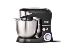 Venga! VG M 3014 - Procesador de alimentos y robot de cocina con bol de plástico y acero inoxidable con motor de 1000 W, 5 L (negro) en oferta