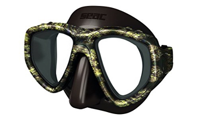 SEAC One Kama Gafas para Pesca Submarina, Hombre, Marrón/Marrón Camo, M/L