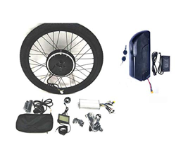 theebikemotor 48V1000W Hub Motor Ebike Bicicleta ELÉCTRICA Kit DE CONVERSIÓN + Tire + LCD Display (Rear Wheel+48V13A 2600mAh Battery, 29") precio