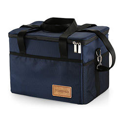 TOMSHOO 18L Bolsa Térmica, Bolsa de Almuerzo Nevera Portátil con PVC Aislamiento Térmico o Fría y Cremallera Impermeable para Picnic, Playa,Camping, E en oferta