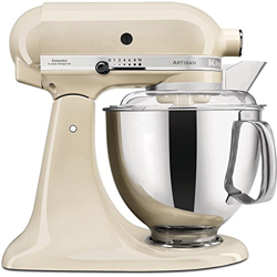 KitchenAid Artisan - Robot de cocina (4,8 L, Crema de color, palanca, 220 RPM, 1,45 m, Acero inoxidable) en oferta