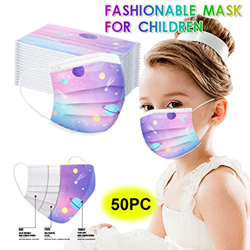 USOCUTE 50pcs Protección 3 Capas niños Lindos patrón de impresión Transpirables con Elástico para Los Oídos precio