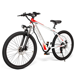 Coolautoparts Bicicleta Eléctrica 250W 30km/h de 26 Pulgadas Hombres Adultos/Bicicleta de Montaña Carretera/e-Bike 36V 8AH Batería de Litio Shimano 7  características