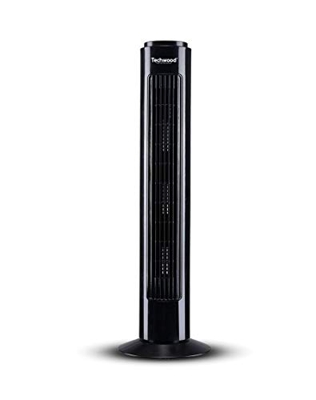 TECHWOOD Ventilador Columna (Negro)