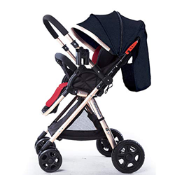 Sillas de paseo Mena UK High Landscape Baby Stroller Handle Reversible Infants Buggy se Puede sentar y tumbarse DownUltralight Portable Plegable Carro precio