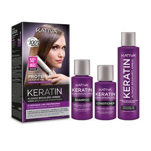 KERATIN ALISADO BRASILEÑO lote 3 pz