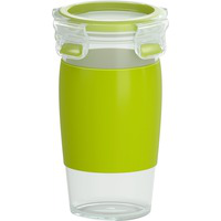 CLIP & GO Táper Verde, Transparente De plástico 0,45 L 1 pieza(s), Taza en oferta