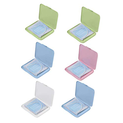 USOCUTE 1/4/6 pcs Caja para Guardar Mas/carillas - Estuche Rectangular para Almacenar Más/Caras Organizador Portátil Plástico Duro para Mas/carillas y en oferta