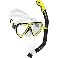 Cressi Ikarus & Orion Kits Máscara Tubo, Adultos Unisex, Transparent/Black/Yellow características