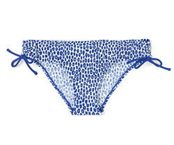 TEX - Braguita Alta de Bikini Estampada para Mujer, Azul Matizado, 46 precio