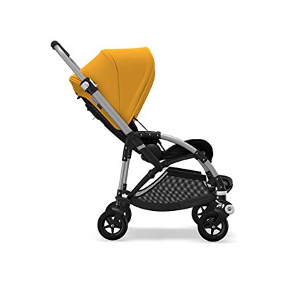 "Bugaboo Bee 5, el Cochecito Ligero y Plegable, Negro/Amarillo Sunrise "