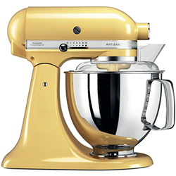 KitchenAid Artisan - Robot de cocina (Amarillo, Acero inoxidable, 50/60 Hz) en oferta