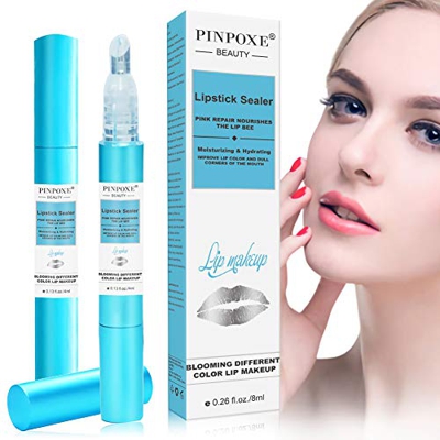 Lip gloss,Lip Enhancer, Sellador de lápiz Labial, lápiz Labial con Bloqueo de Labios, Copa antiadherente impermeable, Líquido de protección de lápiz l