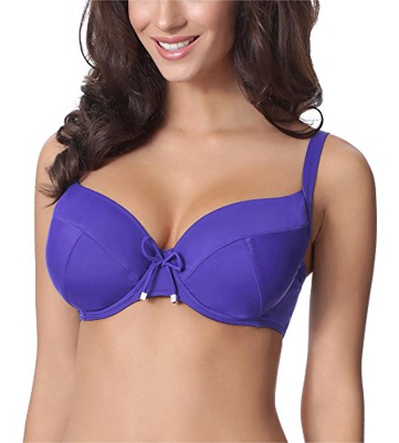 Merry Style Sujetador Parte de Arriba Bikini Top Traje de Baño Mujer P618 (Océano (6205), EU (80 D) = ES (95D))