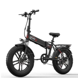 Bicicleta eléctrica ENGWE EP-2 Beach Fat Tire – Bicicleta eléctrica plegable y grasa de 20 pulgadas con soporte para servo; motor de 48 V y 500 W y 7  en oferta