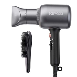 KIPOZI Secador de Pelo Profesional, Secador Pelo Iónico de 2200W, Potente Secador de Pelo de Salón para Secado Rápido con Difusor y Peine, 2 Velocidad en oferta