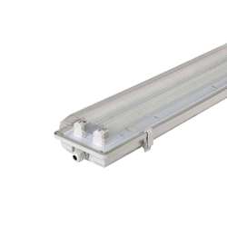 Pantalla estanca para 2 tubos LED T8 120cm en oferta