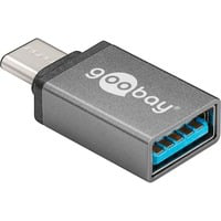 56621 adaptador de cable USB-C USB 3.0 female (Type A) Gris características