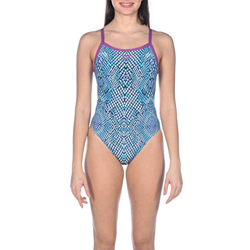 Arena W Challenge Back One Piece Bañador Deportivo Mujer Snake Skin, provenza, 36 precio