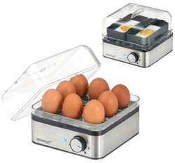 EK 5 cuecehuevos 8 huevos 400 W Negro, Acero inoxidable, Hervidor de huevos en oferta