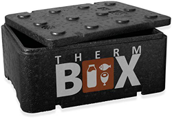 Therm Box - Caja térmica pequeña de 12 litros, aislante, caja térmica de poliestireno, 12 hojas, interior: 36 x 26 x 13 cm características