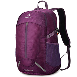 NEEKFOX Mochila de Senderismo Ligera Plegable 30L Viaje Día de Escalada Pack para Hombre Mujer, Peso Ligero Compacta Resistente al Agua Mochila para D precio