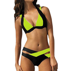 LANSKIRT_Bikinis BañO BañAdor Mujer Tanga Mujer 2019 Traje De BañO Mujer Dividido Encaje Bikini De Playa Trajes BañO Mujer 2019 Dos Piezas Sexy Conjun en oferta