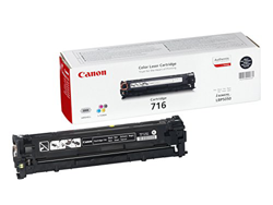 Canon cartucho 716 de tóner original negro para impresoras láser i-SENSYS LBP5050, LBP5050n,i-SENSYS MF8030Cn, MF8050Cn, MF8040Cn, MF8080Cw en oferta