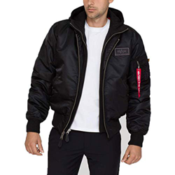 Alpha Industries MA-1 D-Tec, Chaqueta Bomber para Hombre, Negro (Black/Black 515), M en oferta