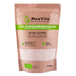 Meavita Cáscara de Psyllium Orgánica Alta En Fibra y Vegana, 500 g precio