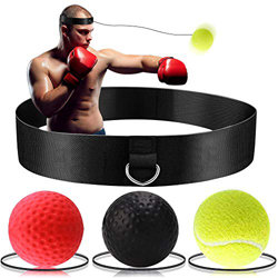 Bola Reflex de Boxeo - Bola de Entrenamiento de Boxeo Victoper 3 Nivel de Dificultad Bola de Boxeo con Diadema, Traje para Reacción, Agilidad, Velocid en oferta