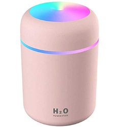 HOUFIL Humidificador Mini - Unidad de humidificación de Primera Calidad con Tanque de Agua de 300ml, Funcionamiento ultrasónico silencioso, Apagado au precio