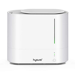 Hysure Humidificador Ultrasónico de 2,2 L, Depósito de Agua de Gran Capacidad, Apagado Automático,Blanco características