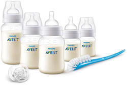 Philips Avent SCD806/03 - Set de recién nacido gama Anti-colic, 5 biberones características