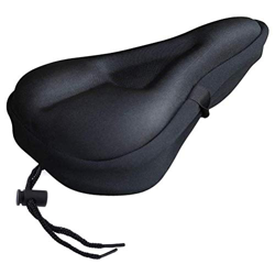 Woqook Funda de Asiento de Bicicleta de Gel Suave Asiento de Bicicleta de Gel Suave Cojín de sillín de Bicicleta precio