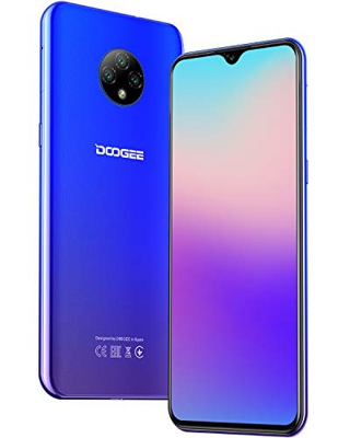 Moviles Libres 4G, DOOGEE X95 Android 10 Smartphone Libre, Pantalla 6,52 Pulgadas, 4350mAh Batería, Smartphone Dual SIM, Triple Cámara 13MP+5MP, 16GB 