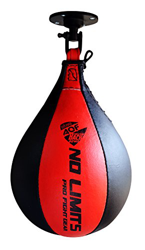 AQF Pera Boxeo de Cuero y Saco Boxe Punching Ball para MMA Conjunto de Entrenamiento con Pera de Boxeo en oferta