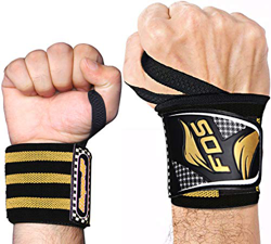 KANZY Muñequeras Gym Deportivas para Levantamiento De Pesas Wrist Wraps par, 18 Pulgadas para Hombre Y Mujer Ideal muñequera Crossfit para Hacer Ejerc características