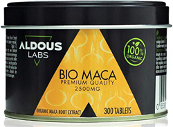 Extracto de Maca Andina Ecológica Premium para 9 meses | 300 comprimidos de 2500mg | Altamente concentrada 10:1 | Aumenta Energía y Vitalidad | Libre  en oferta