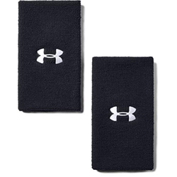 Under Armour UA 6'' Performance Wristband Muñequeras Unisex, Accesorios de Entrenamiento, Negro, OSFA en oferta