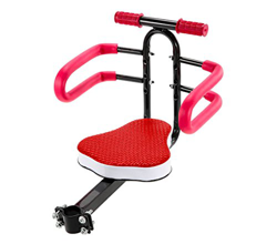 4484 Asiento para la bicicleta delantero con el asiento blando de hasta 30 kg - Rojo en oferta