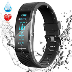 Pulsera de Actividad Inteligente Impermeable IP67, AGPTEK Reloj Deportivo con GPS Podómetro, Monitor de Ritmo, Calorías, Sueño Notificación etc para H precio